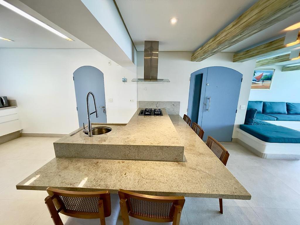 Apartamento Guaruja Morro Do Maluf De Frente Ao Mar! 외부 사진