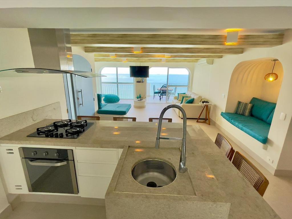 Apartamento Guaruja Morro Do Maluf De Frente Ao Mar! 외부 사진